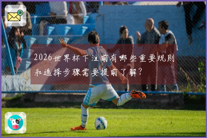 2026世界杯下注前有哪些重要规则和选择步骤需要提前了解？
