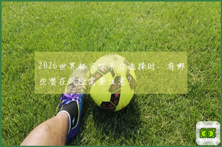 2026世界杯买球平台选择时，有哪些潜在风险需要注意？