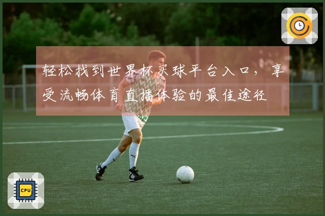 轻松找到世界杯买球平台入口，享受流畅体育直播体验的最佳途径